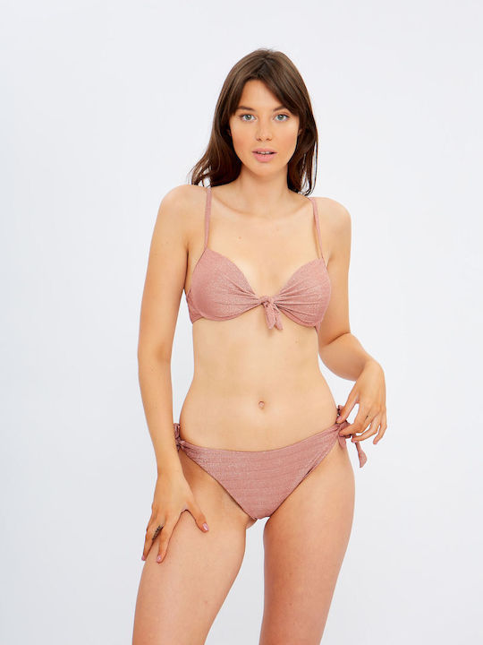 GALATEA Bikini Σουτιέν με Ενίσχυση Ροζ