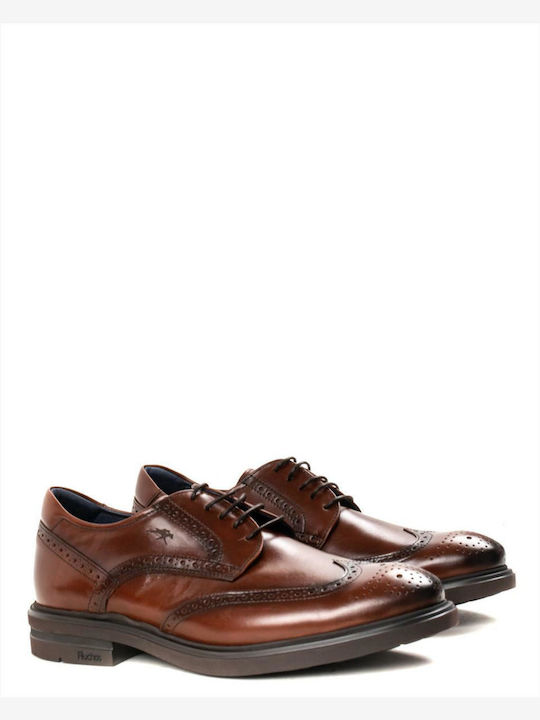 Fluchos SIERRA Men's Leather Oxfords Brown