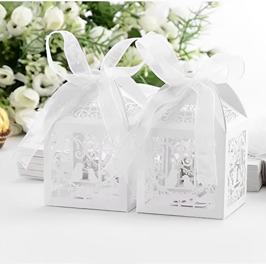 Nuova Vita Paper Box for Wedding Favors Ecru 1pcs