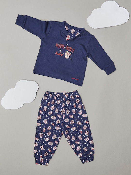 Noidinotte Kinder-Pyjama Blau