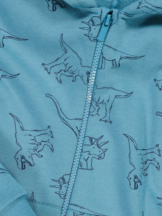 La Redoute Collections Kinder Einteiliger Schlafanzug Winterlich Baumwoll Blau