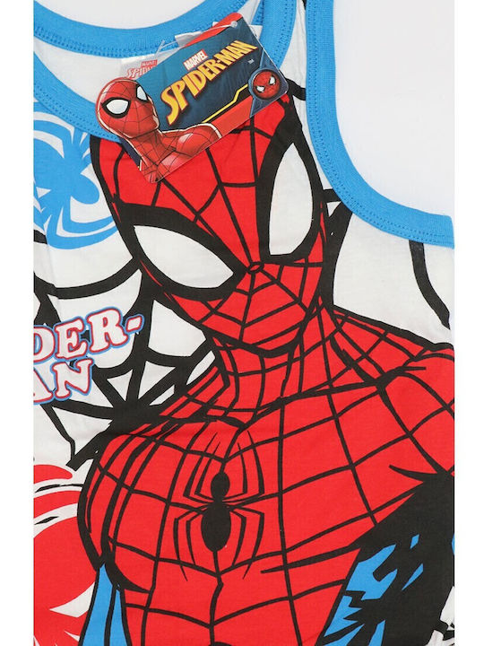 Marvel Παιδική Πιτζάμα Καλοκαιρινή Μπλε