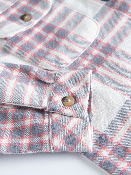 Kids Checked Shirt Red