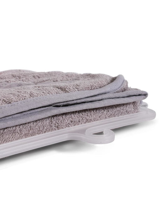 Cangaroo Baby Hooded Bath Towel-Bathrobe Manny Gray 76x76cm