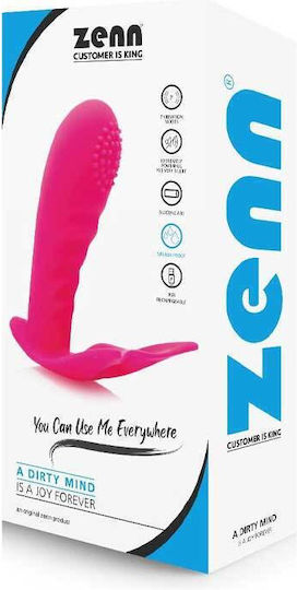 Zenn Mini Κλειτοριδικός Δονητής 10.5cm Ροζ