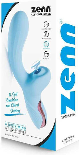 Zenn Stimulation Δονητής Rabbit 22cm Μπλε