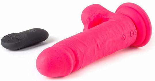 Virgite Realistic Vibrator cu Telecomandă Roz