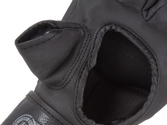 AMILA MMA-Handschuhe aus Kunstleder Schwarz