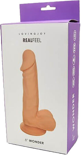 Loving Joy Wonder Vibrator Realistic 20cm Flesh