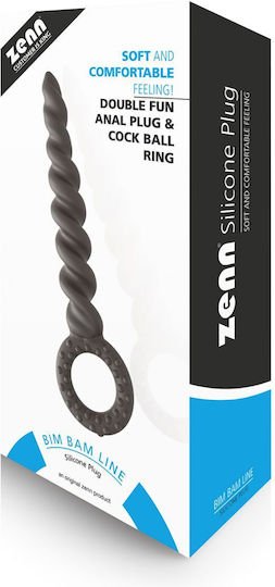 Zenn SILICONE Anal Plug Schwarz