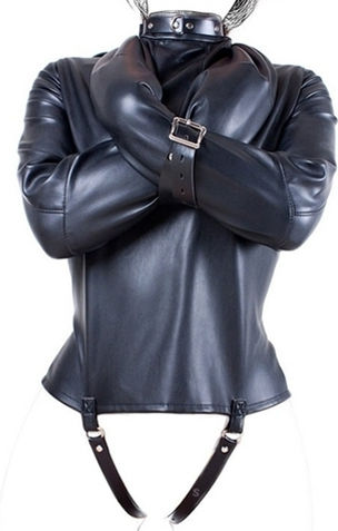 Kinksters Σετ για Δέσιμο Κορμού με Άκρα σε Μαύρο Χρώμα