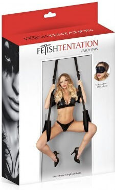 Fetish Tentation BDSM Maske in Schwarz Farbe