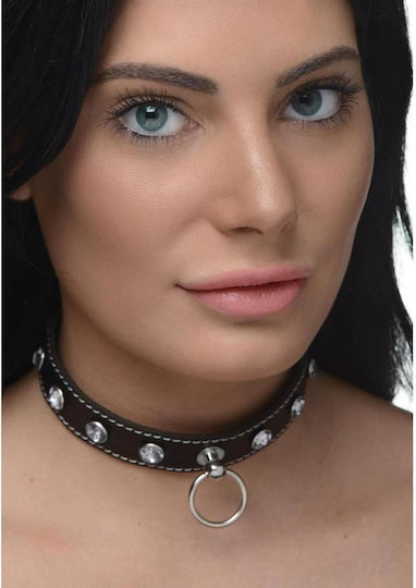 Strict Leather Collar in Black Color