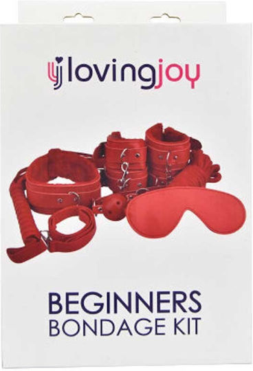 Loving Joy BDSM Kit In Red Colour 8 Pieces