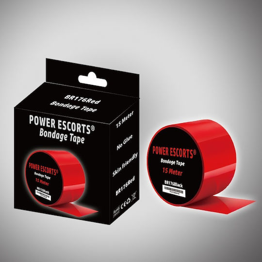Power Escorts Verschlussband in Roter Farbe