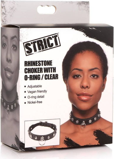 Strict Leather Collar in Black Color