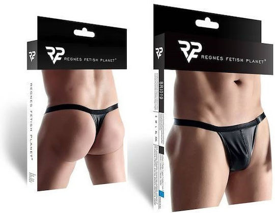 Regnes Fetish Planet Ανδρικό Sexy String Μαύρο