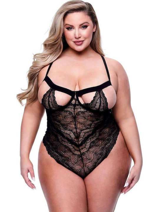 Baci Lingerie Секси Боди Черен