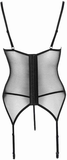 Cottelli Collection Corset Секси Комплект Бельо Червен