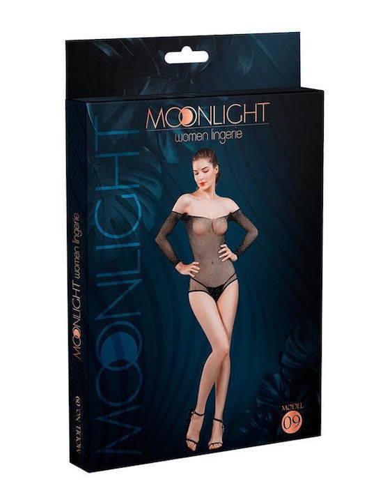 Moonlight BODYSTOCKING Секси Боди Черен