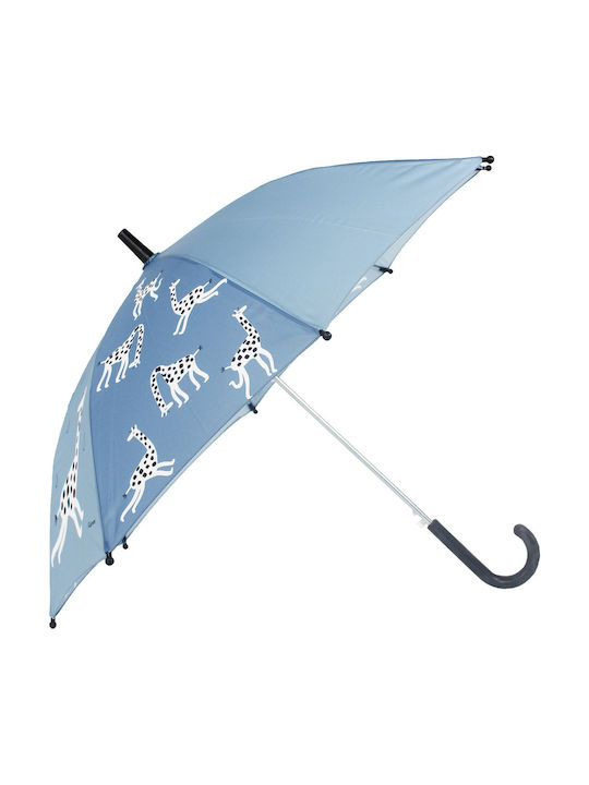 Kidzroom Kinderregenschirm Gebogener Handgriff Blau 44cm