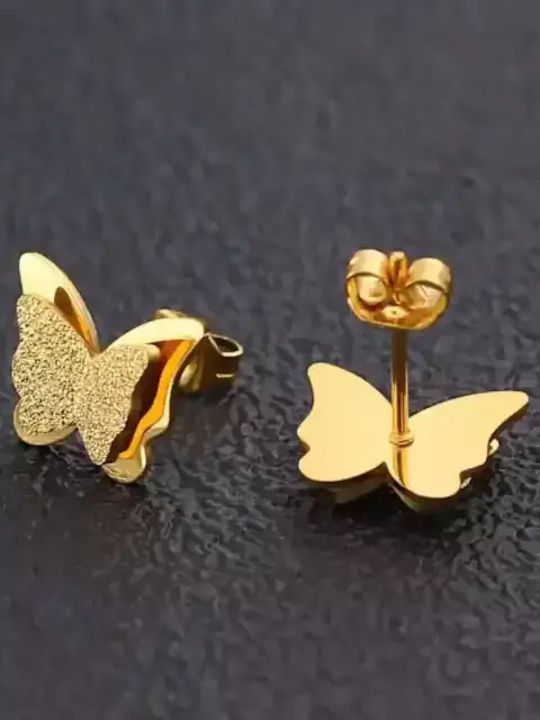 Bode Hypoallergenic Kids Earrings Studs Butterflies from Steel