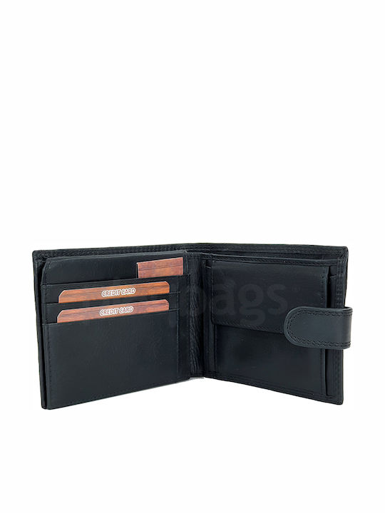 Leather Men's Wallet Classic Black