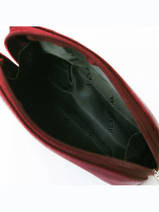 Small Leather Women's Wallet Coins Red