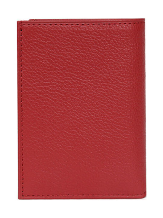 Leather Women's Wallet Classic Red