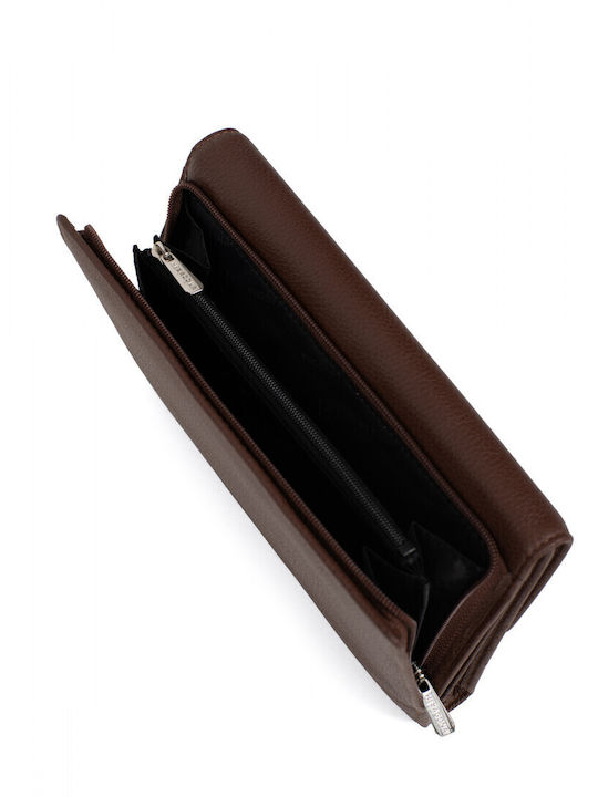Small Leather Women's Wallet Classic Brown