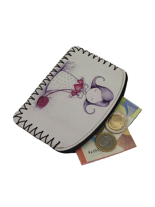 Small Women's Wallet Classic White