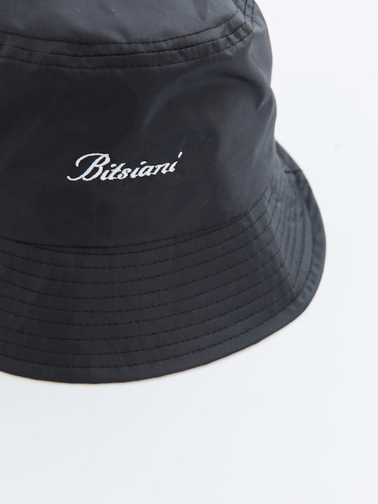 Aristoteli Bitsiani Fabric Men's Hat Bucket Style Black