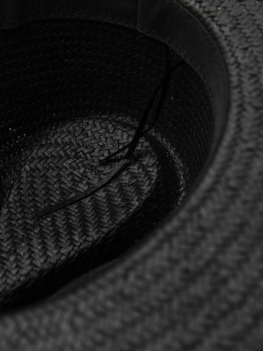 Aristoteli Bitsiani Men's Hat Fedora Black