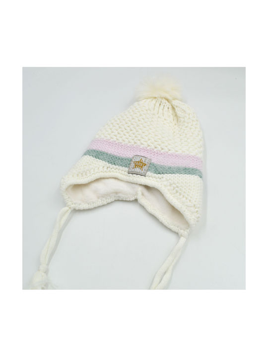 Extan Bebe Kids Beanie Knitted White