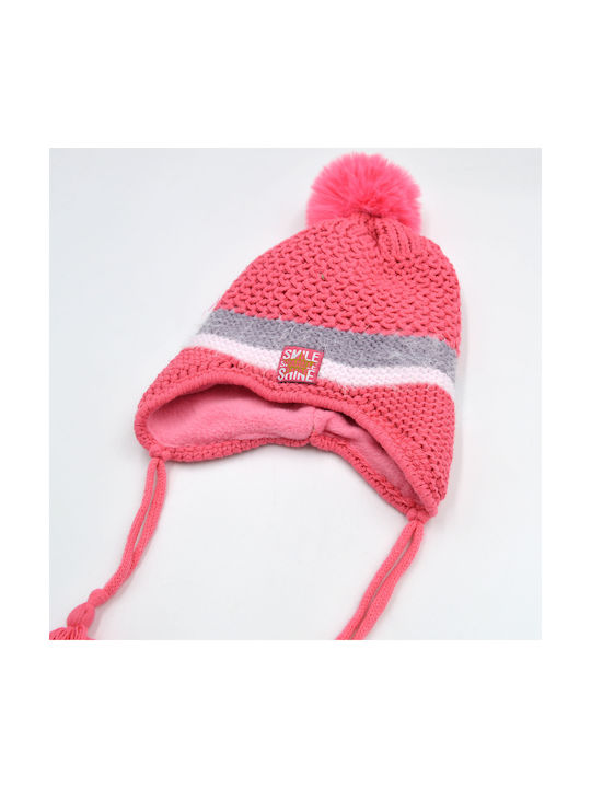 Extan Bebe Kids Beanie Knitted Pink