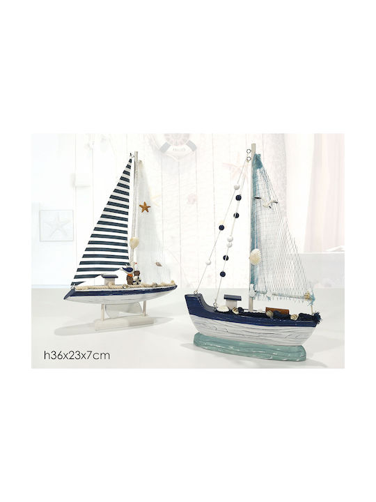 General Trade Wooden Miniature Ship 36x23x7cm