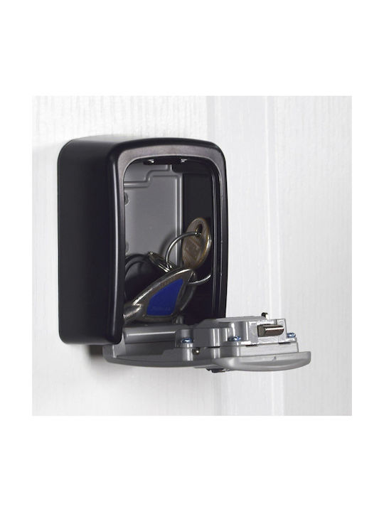 Thirard Wall-mounted Combination Key Holder Metallic with Combination Dial 95x37x37cm