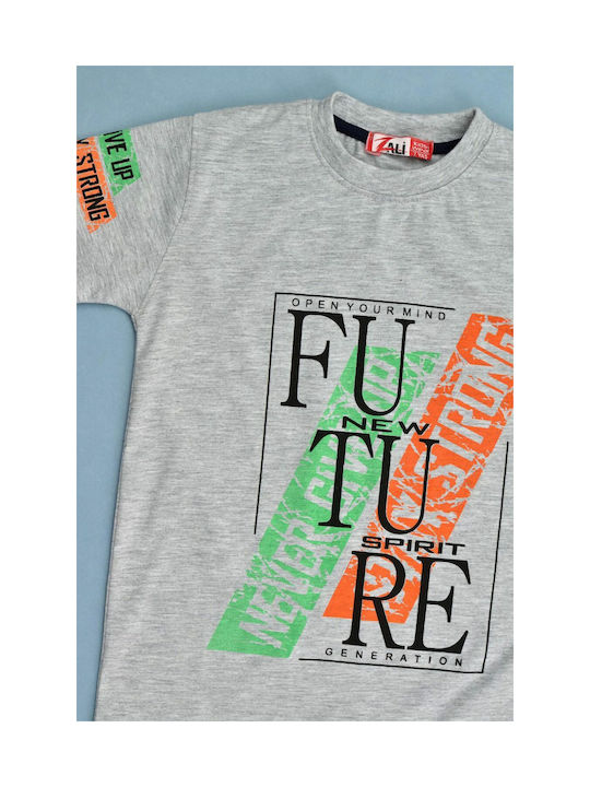 Potre Kids T-shirt Gray