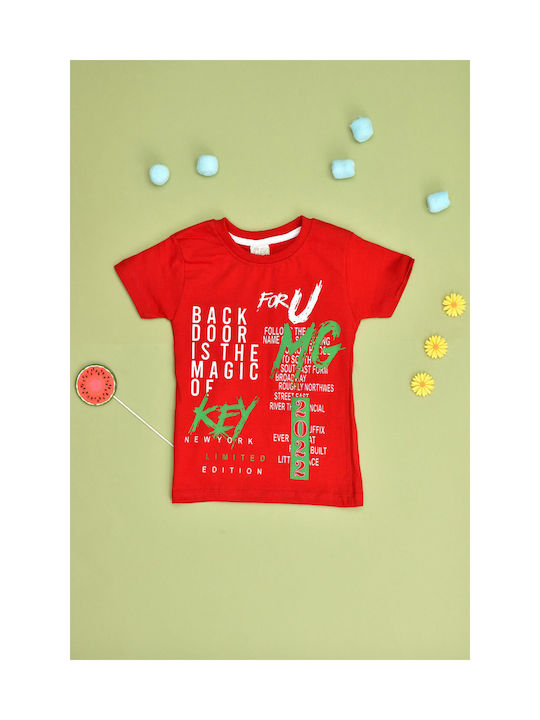 Potre Kids T-shirt Red