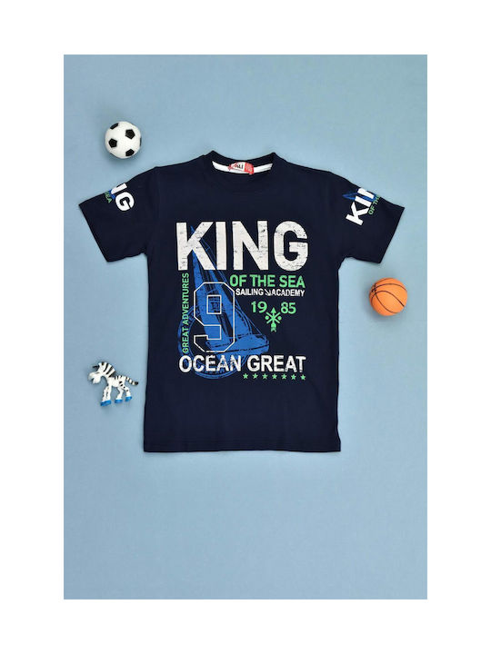 Potre Kids T-shirt Navy Blue