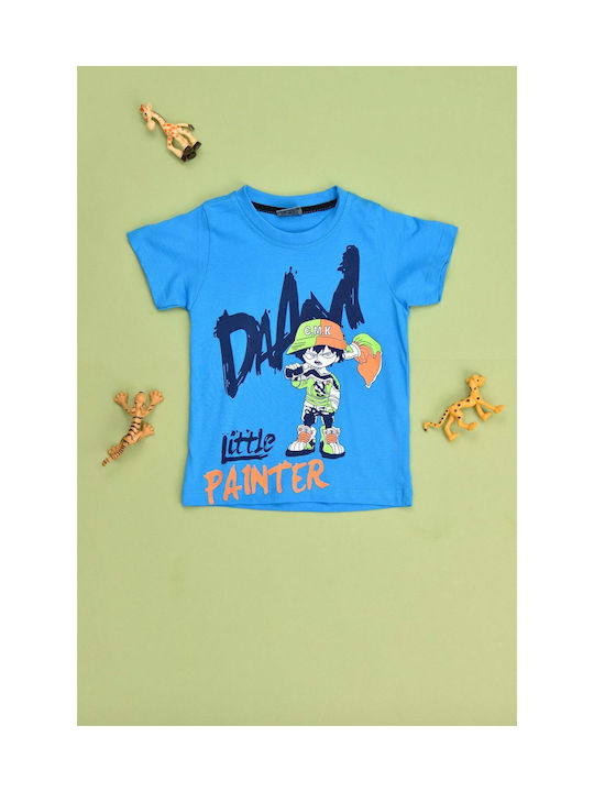 Potre Kinder-T-Shirt Blau