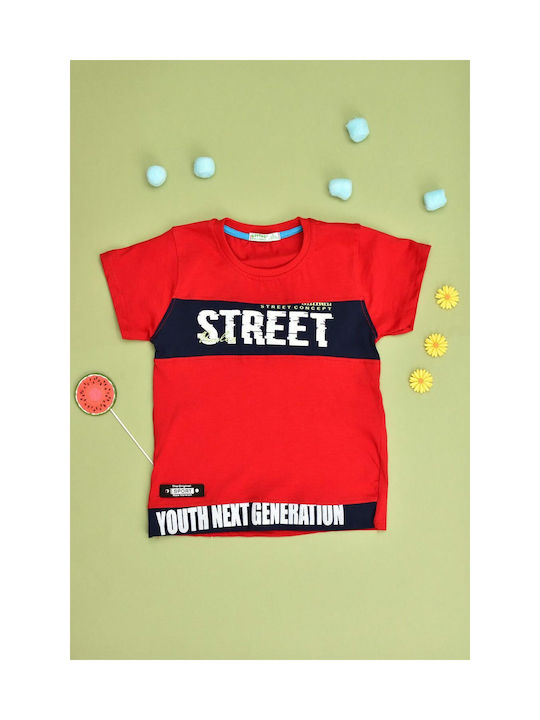 Potre Kids T-shirt Red