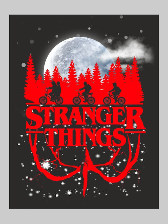 Kinder-T-Shirt Blau Stranger Things