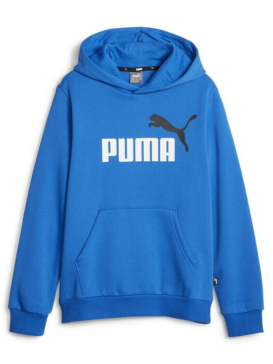 Kids Sweatshirt with Hood Blue ESS 2