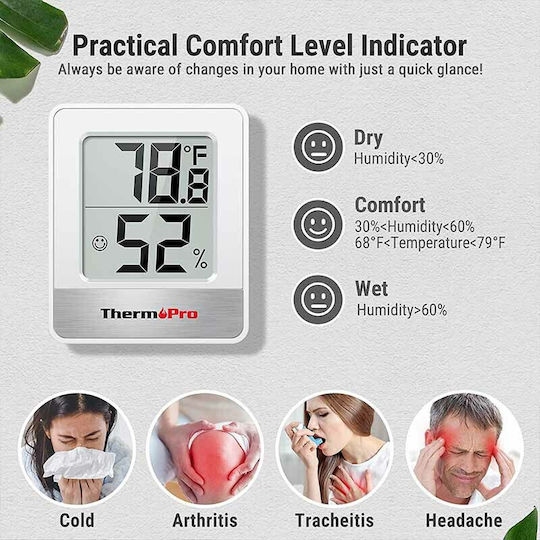 TempPro Humidity Monitor Digital Thermometer