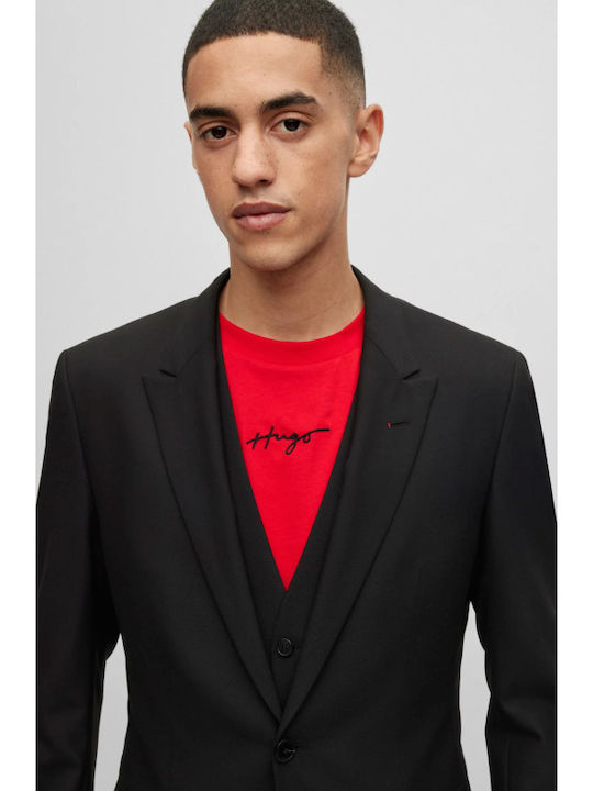 Henry Getlin Men's Winter Suit with Vest Black.
