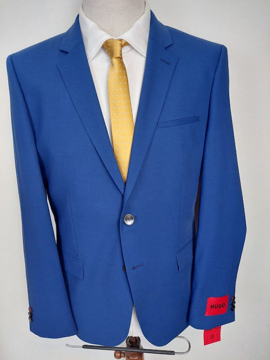 Iarna Costum Bărbați Albastru