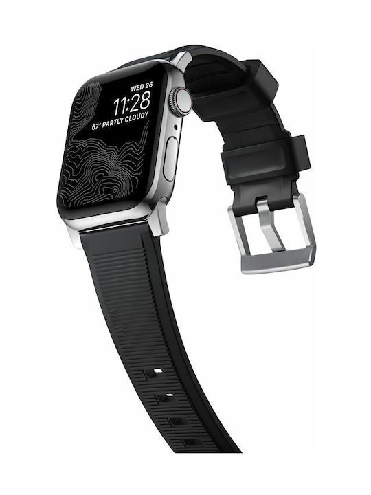 Nomad Sport Rugged Strap Каишка Силикон Черен