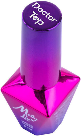 Molly Lac Top Coat για Ημιμόνιμα Βερνίκια 10ml