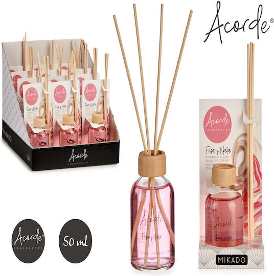 Acorde Diffuser Acorde με Άρωμα Strawberry and Cream 68919 50ml